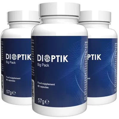 Zdjęcie produktu dla Dioptik - 180 Kapsułek - (3 x 60 Kapsułek) - 3 Dawki