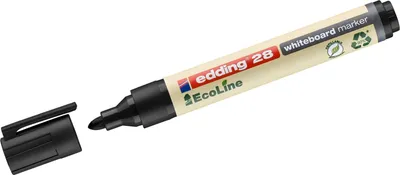 Produktbild von Edding 4-28 001, Schwarz, Rundspitze, Schwarz, Kunststoff, 1,5 mm, 3 mm