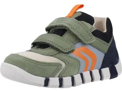 Produktbild von Geox Baby-Jungen B IUPIDOO Boy D Sneaker, Olive/Navy, 24 EU