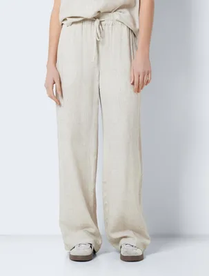 Zdjęcie produktu dla Luźne Spodnie Culotte Odpoczynek na Styl Modna Spodnie Bawelniane Joggers. | S