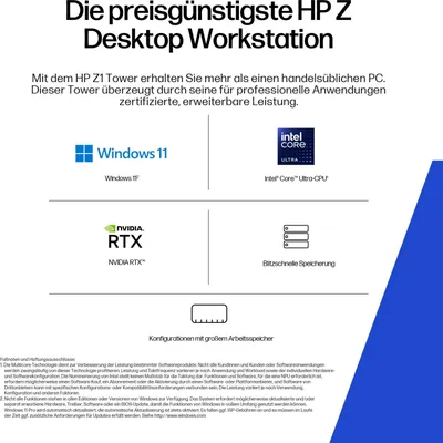 Obrázok produktu pre HP Z1 TWR G1i Ultra7 265 vPro 32 - Workstation - Core Ultra 7 - Workstation - Core Ultra 7