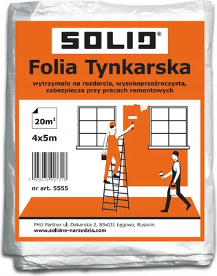 Image de Transparent Malfolie Solid 5555 4x5m