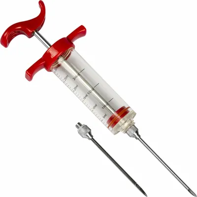 Produktbild von Marinadenspritze 30ml + 2 Nadeln - Fleischspritze, Pökelspritze