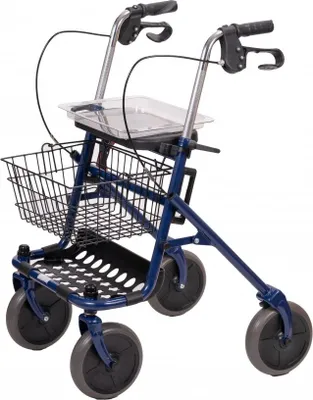 Produktbild von Standard Rollator AT51013 mit Korb, Sitz und Ablage