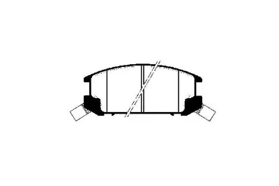 Produktbild von NK Bremsbeläge hinten für Toyota Mr2