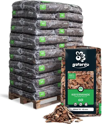 Produktbild von Galamio Rindenmulch Kiefer Mittel 60l x 39 Sack 2340l Palette