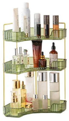 Immagine prodotto di Omgoods - Organizer per trucchi angolare - 3 livelli