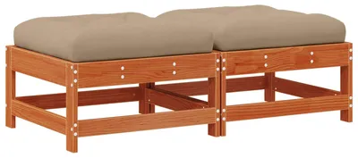 Produktbild von vidaXL Gartenfußstütze Massives Kiefernholz Wachsbraun