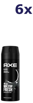 Produktbild von 6x Axe 150 ml Deo-Spray Schwarz