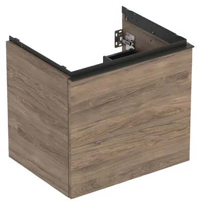 Produktbild von Geberit Acanto Unterschrank für Waschtisch, 1 Schublade und 1 Innenschublade, wandhängend, 592x541x475mm, 503.003.JR.1