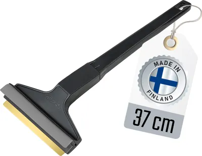 Produktbild von Eiskratzer Auto Messing MURSKA Eisschaber 37cm lang schnell, einfach & mühelos Scheibenkratzer Messingklinge Finnland Schwarz Grau