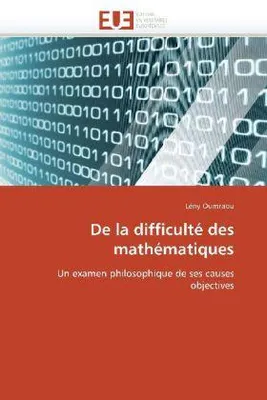 Produktbild von De la difficulté des mathématiques