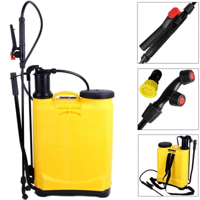 Immagine prodotto di Inovra - Spruzzatore a zaino da 16 litri, ideale per l'irrigazione di piante. Dotato di pompa ergonomica con supporto posteriore