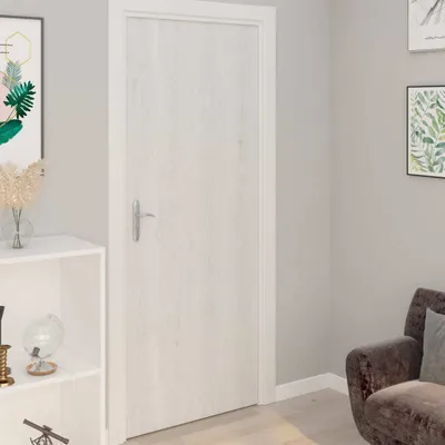 Image de vidaXL Film de porte autocollant 4 pcs. Bois blanc 210x90 cm PVC