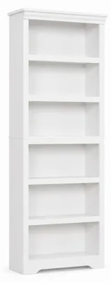 Image de Étagère ouverte, modèle "Regal", 6 étagères, largeur de 60 cm (W600), en MDF, finition blanc chaud