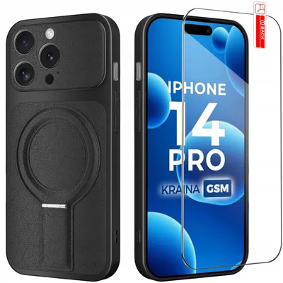 Produktbild von Hülle für das iPhone 14 Pro mit Magnetring für MagSafe + 9H-Glas