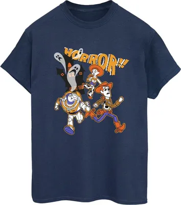 Produktbild von Toy Story - "Horror Run Away" T-Shirt für Damen - Halloween BI53123 (4XL) (Marineblau)