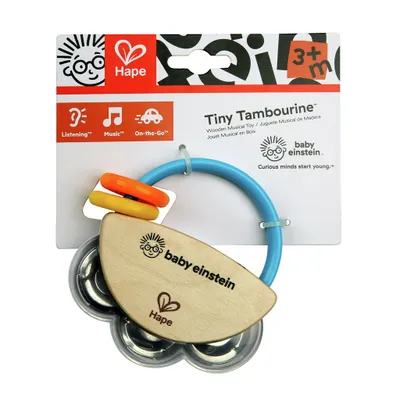 Produktbild von Hape E12011, Musikspielzeug, Tamburin, 0,3 Jahr(e), 50 g, Mehrfarbig