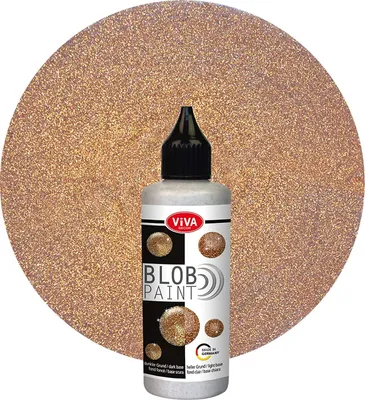Immagine prodotto di Viva Decor 131992310 ViVA DECOR Vernice Blob, 90 ml, bronzo-glitter