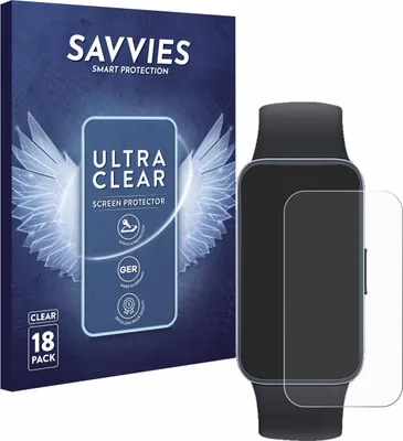 Produktbild von 18x Für Huawei Band 8 Schutzfolie Savvies Displayschutz Display Schutz Folie Klar Transparent