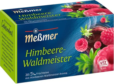 Image de Meßmer Framboise Aspérule Sachet de thé aux fruits aromatisé 45g