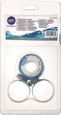 Produktbild von Gre AR510, Reparaturset, Blau, Edelstahl, Polytetrafluorethylen (PTFE), 3,2 cm, 3,8 cm, 116 g