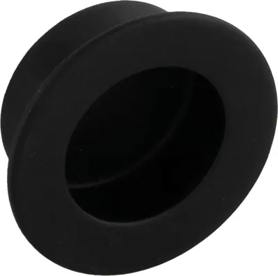 Produktbild von Technik Team Muschelgriff Edana II ø 30mm, Einlassgriff aus Edelstahl schwarz matt