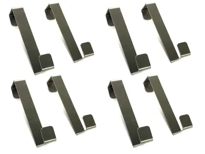 Produktbild von 8x Universal-Türhaken Tür Kleiderhaken Türhänger Garderobenhaken Handtuchhalter