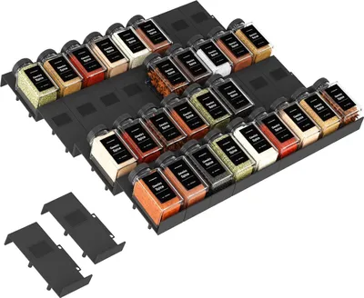 Produktbild von Kräuterorganizer für Schublade - Küchenorganizer - 36 Stück