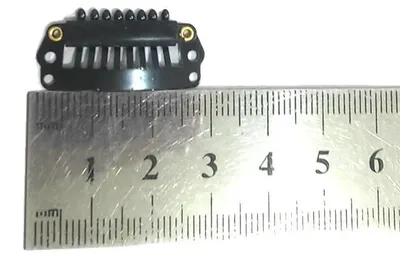 Obrázok produktu pre Sponky do vlasov, odolná nehrdzavejúca oceľ, univerzálna kompatibilita, 2,8 cm, 8 zubov, čierne