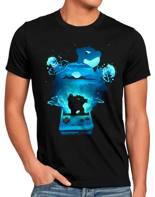Produktbild von BaumwolleCloud Blue Edition Herren T-Shirt monster game online