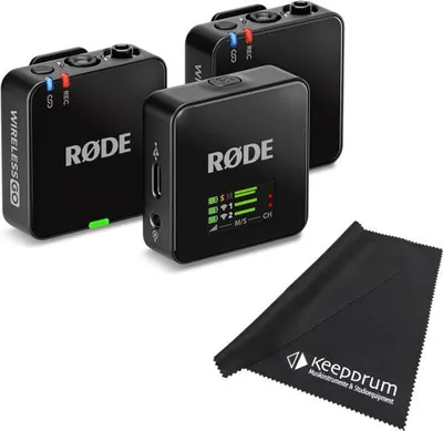 Produktbild von Rode Mikrofon-Funksystem Wireless GO Gen 3 mit Tuch