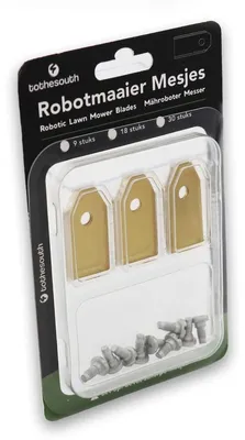 Image de Lames pour robots tondeuses - Revêtement en titane - 18 pièces