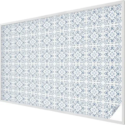 Obrázok produktu pre Vitrážová fólia na okno - 146x200 cm - vitrážový vzor - nepriehľadná dekoračná fólia na ochranu súkromia - samolepiaca, UV ochrana - kvetinový dekor