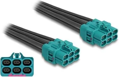 Produktbild von DELOCK Kabel HDMTD Z six Buchse zu HDMTD Z six Buchse 1 m