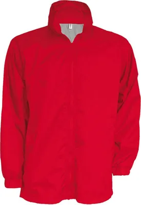 Produktbild von Kariban Herren Windbreaker Softshell Jacke Regenjacke Windjacke, Größe:3XL, Farbe:Rot