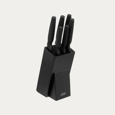 Produktbild von Messerblock mit Messern, 6-teiliges Set