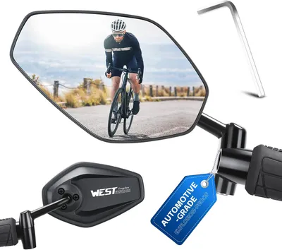 Productafbeelding van Fietsspiegel e-bike - 360 graden verstelbaar - Voor stuur binnendiameter 16-21 mm