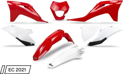 Obrázek produktu pro Sada kapotáže UFO PLAST pro modely GasGas Od OEM, červená / bílá