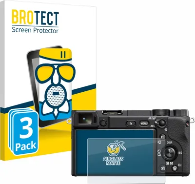 Produktbild von 3x BROTECT Entspiegelungs Schutzglas für Sony Alpha 6400A Schutzfolie Panzer Folie Glas Display Schutz matt