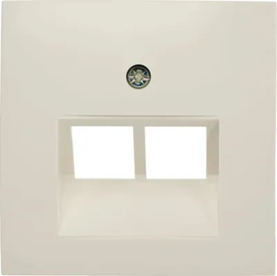 Produktbild von Hager 14098989, Weiß, Kunststoff, Thermoplast, konventionell, Jede Marke, Glänzend, 1 Stück(e)