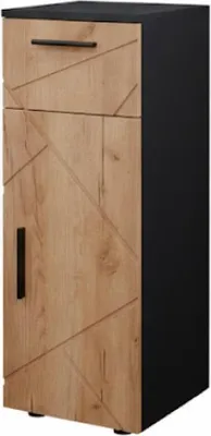 Produktbild von Midischrank Vicco Irma Goldkraft Eiche/Anthrazit 30 x 81 cm, Model 39458