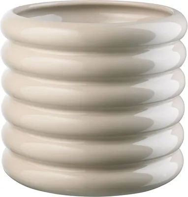 Zdjęcie produktu dla ASA Übertopf, summer sand LOOPY D. 18 cm, H. 19 cm