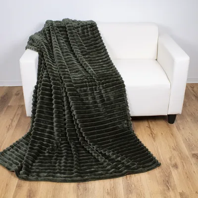 Produktbild von Wohndecke Kuscheldecke Wolldecke Sofadecke Cord Optik 150x200cm