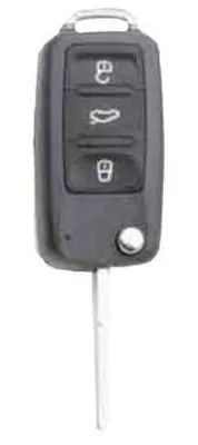 Zdjęcie produktu dla Obudowa kluczyka samochodowego SEAT/SKODA/VOLKSWAGEN „HU66BRS8” z 3 przyciskami
