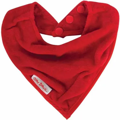 Immagine prodotto di Silly Billyz SB-001, bavaglino rosso, per bambini, colore rosso, taglia unica