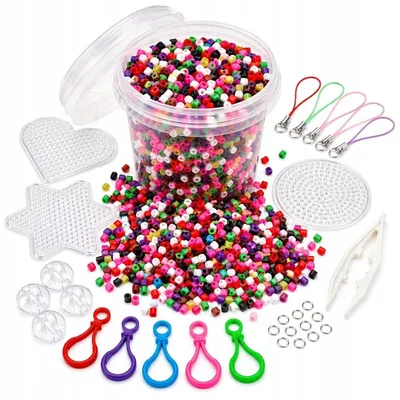 Produktbild von Bügelperlen Set 6800 Teile 5mm DIY Kreativ Basteln
