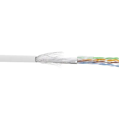 Produktbild von InLine Patchkabel Cat.5e, weiß, SF/UTP, AWG26, PVC, 100m, 100 m, Cat5e, SF/UTP (S-FTP), Weiß