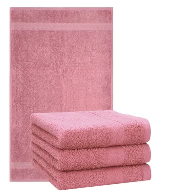 Produktbild von Betz 4 Stück Handtücher 50x100 cm PREMIUM  100% Baumwolle  Farbe: altrosa
