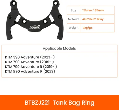 Produktbild von Tankring für KTM zur Montage von Tanktaschen mit schnellem, magnetischem Verschluss